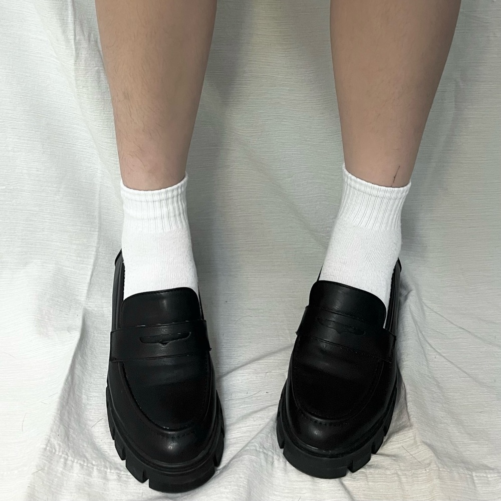 Black loafer